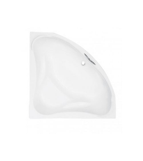 Baignoire d'angle EWA 134x134x57,5 cm avec tablier