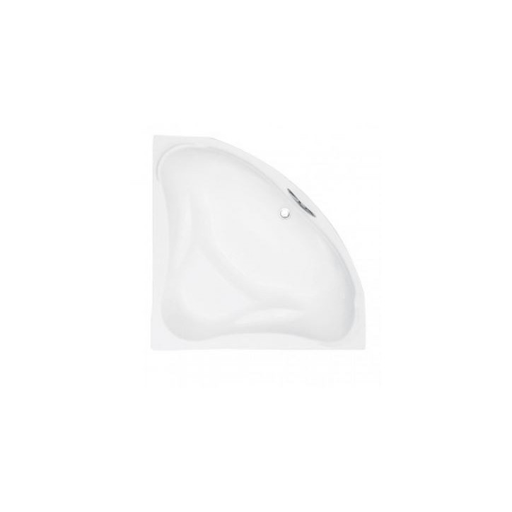 Baignoire d'angle EWA 134x134x57,5 cm avec tablier