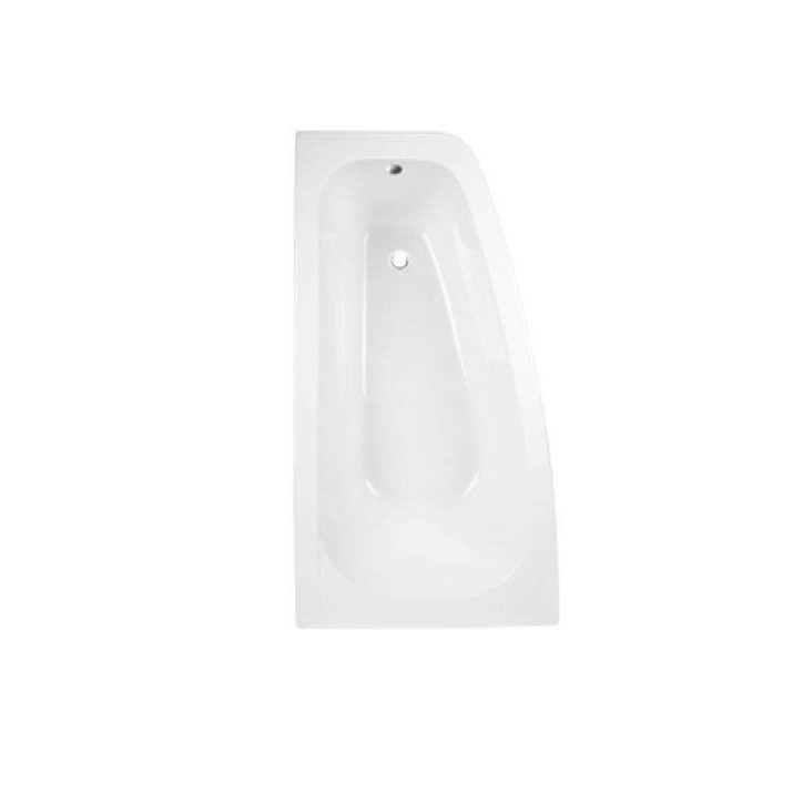 Baignoire d'angle LUNA 150 cm avec tablier