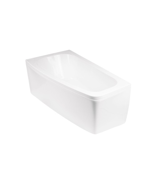 Baignoire d'angle LUNA 150 cm avec tablier
