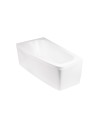 Baignoire d'angle LUNA 150 cm avec tablier
