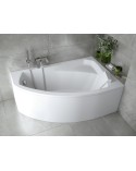 Baignoire d'angle droite RIMA 130/140/150/160/170 cm avec tablier