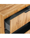 Ensemble de salle de bain Adel Oak - 2 vasques, 1 colonne