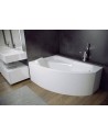 Baignoire d'angle gauche RIMA 130/140/150/160/170 cm avec tablier