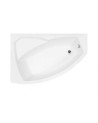 Baignoire d'angle gauche RIMA 130/140/150/160/170 cm avec tablier