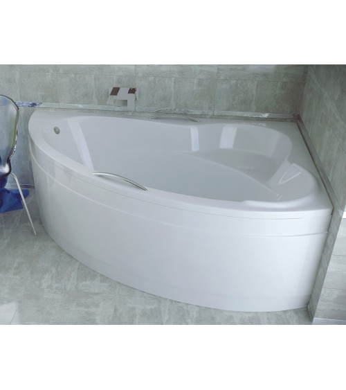 Baignoire d'angle ORIEGO MAXI 140x90 cm droite avec tablier