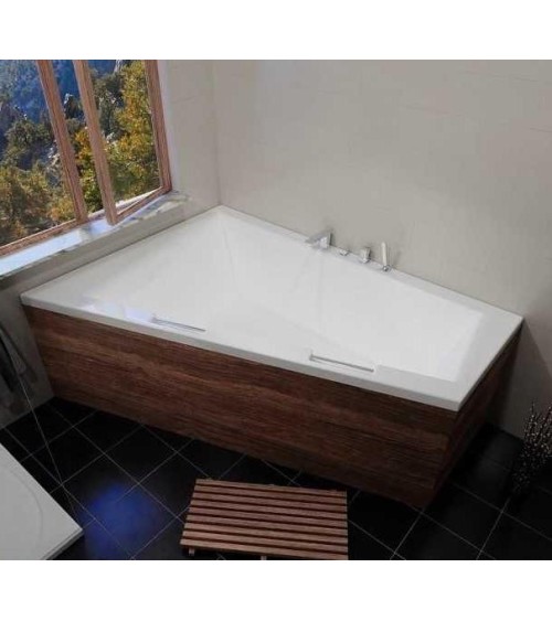 Baignoire d'angle DOPPIO 180x130 cm version Droite