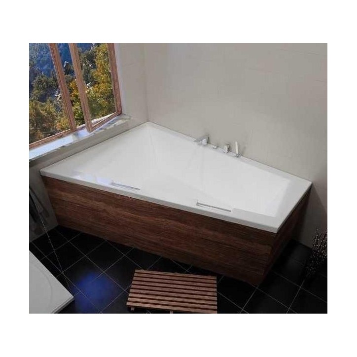 Baignoire d'angle DOPPIO 180x130 cm version Droite