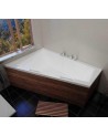 Baignoire d'angle DOPPIO 180x130 cm version Droite