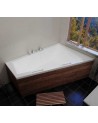 Baignoire d'angle DOPPIO 180x130 cm version gauche