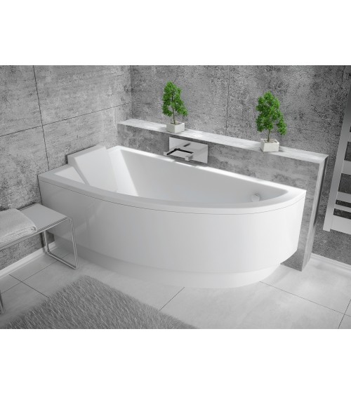 Baignoire d'angle ORIEGA 140 cm Gauche avec tablier