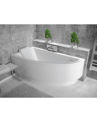 Baignoire d'angle ORIEGA 140 cm Gauche avec tablier