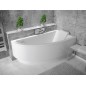 Baignoire d'angle ORIEGA 140 cm droite avec tablier