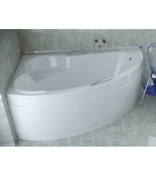 Baignoire d'angle ORIEGO MAXI 140x90 cm gauche avec tablier