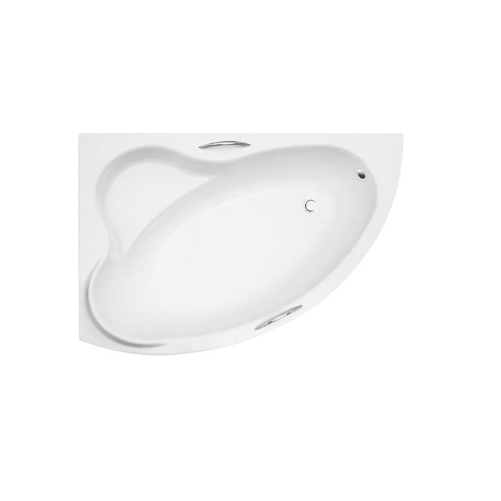 Baignoire d'angle ORIEGO MAXI 140x90 cm gauche avec tablier