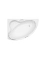 Baignoire d'angle ORIEGO MAXI 140x90 cm gauche avec tablier