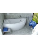 Baignoire d'angle MARINA angle GAUCHE avec tablier