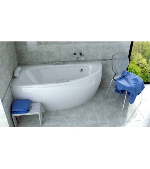 Baignoire d'angle MARINA angle GAUCHE avec tablier