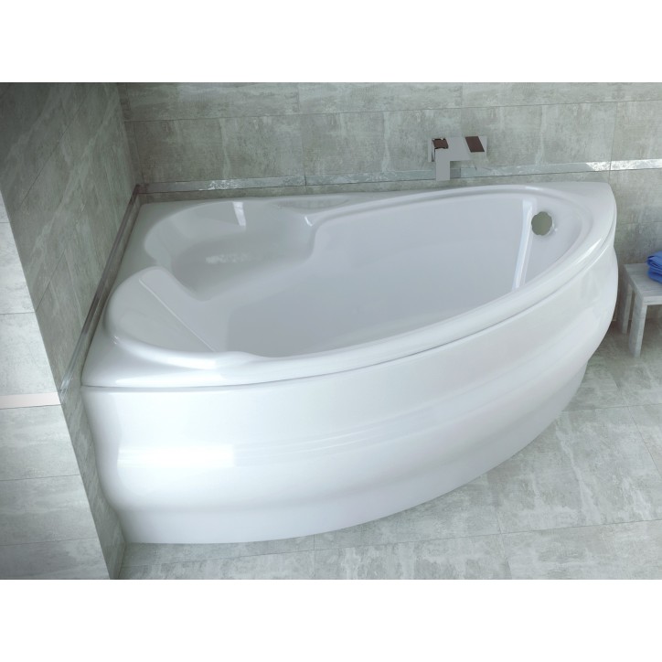 Baignoire d'angle NOVA 140/155/170cm Gauche avec tablier