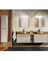 Ensemble de salle de bain Iconic Cashmere - 2 vasques, 1 colonne