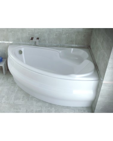 Baignoire d'angle NOVA 140/155/170cm Droite avec tablier