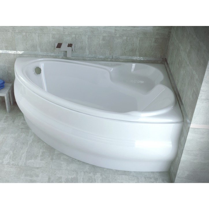 Baignoire d'angle NOVA 140/155/170cm Droite avec tablier
