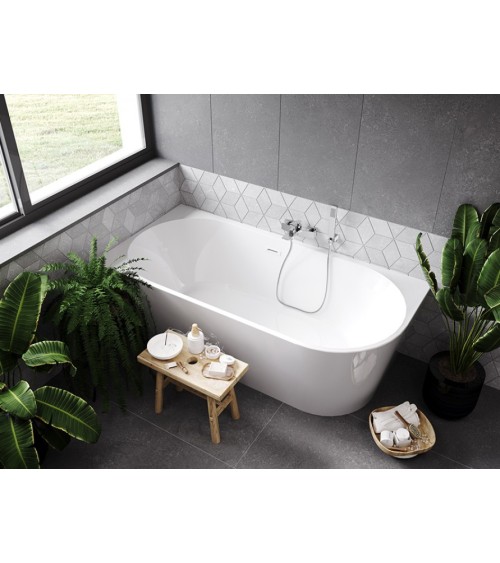 Baignoire ZOYA angle gauche 150x75 cm/170x80 cm