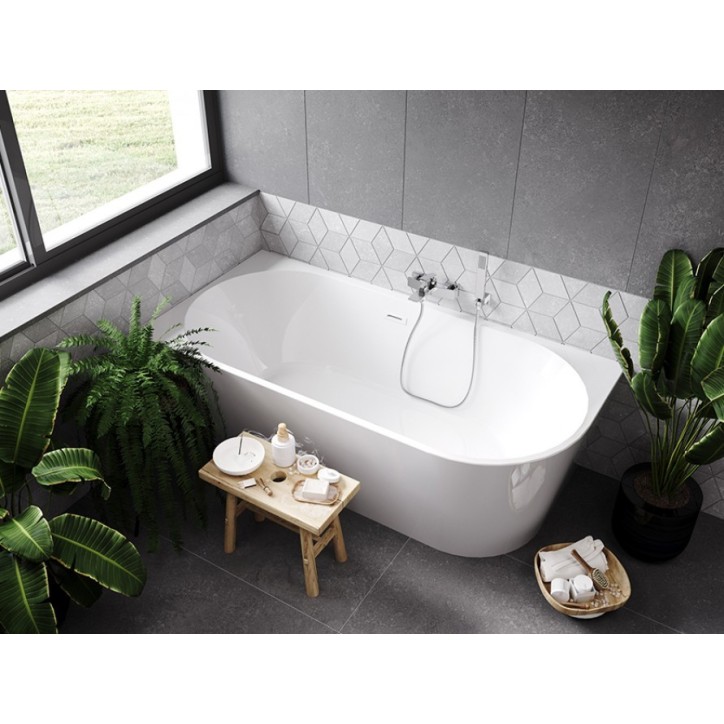 Baignoire ZOYA angle gauche 150x75 cm/170x80 cm Baignoire ZOYA angle gauche 150x75 cm/170x80 cm