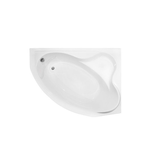 Baignoire d'angle DELFINA 166 X107CM droite avec tablier