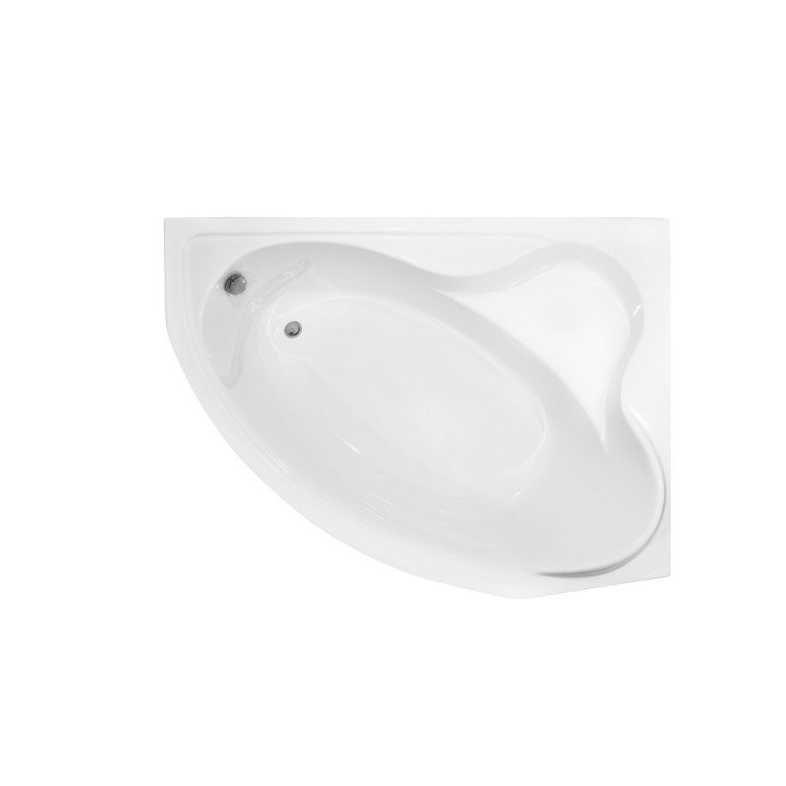 Baignoire d'angle DELFINA 166 X107CM droite avec tablier