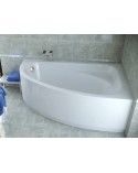 Baignoire d'angle CORNEA 140x80 cm droite avec tablier