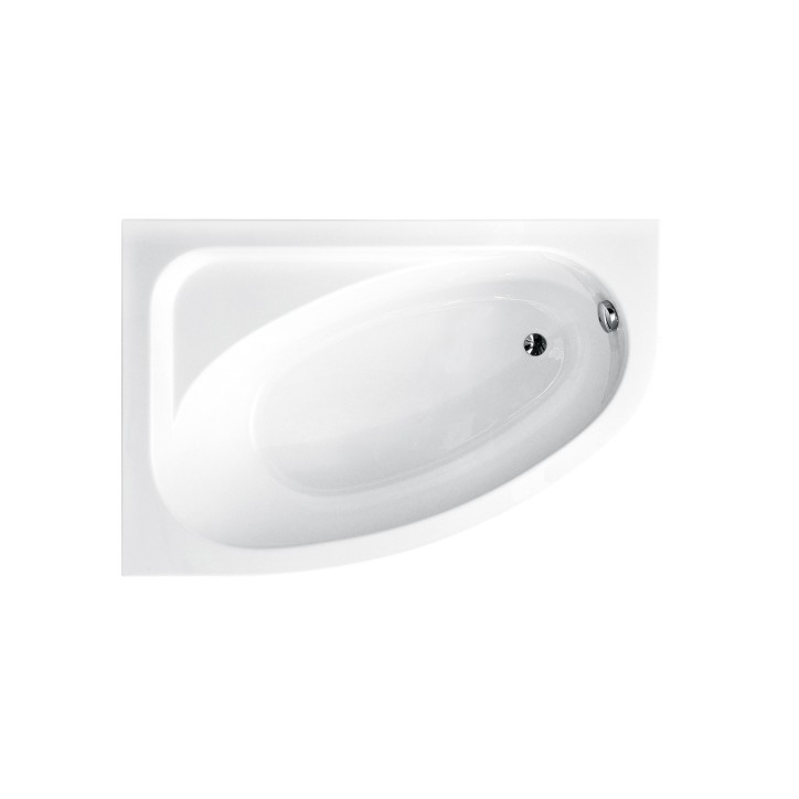 Baignoire d'angle CORNEA 140x80 cm gauche avec tablier