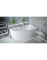 Baignoire d'angle ORIEGO II 150 cm droite sans tablier