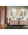 Ensemble de salle de bain Iconic Rose - 2 vasques, 1 colonne