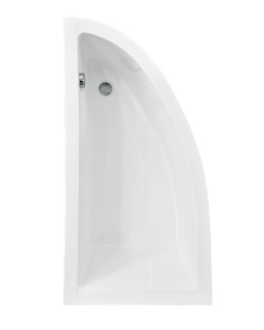 Baignoire d'angle ORIEGO II 150 cm gauche sans tablier