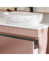 Ensemble de salle de bain Iconic Rose - 2 vasques, 1 colonne