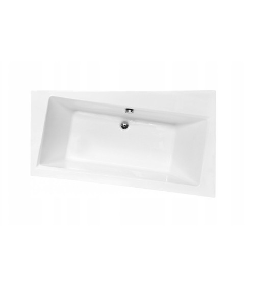 Baignoire angle droit ZIANIGI avec tablier noir