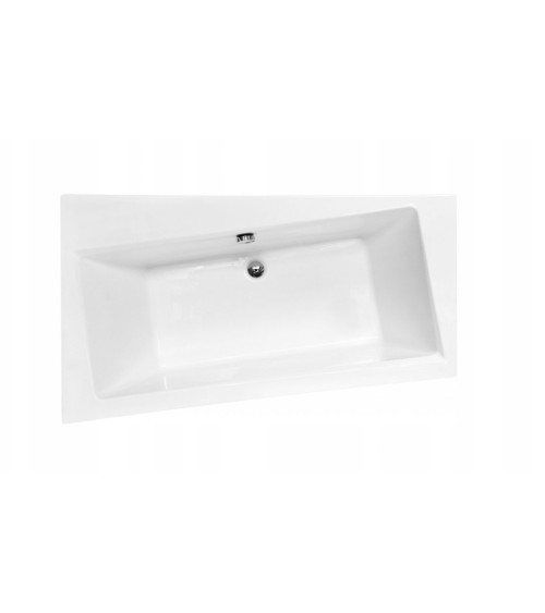 Baignoire angle gauche ZIANIGI avec tablier noir