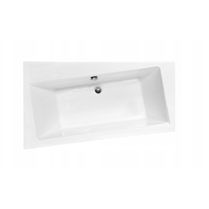 Baignoire angle gauche ZIANIGI avec tablier noir