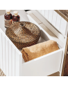 Ensemble de salle de bain Iconic White - 2 vasques, 1 colonne