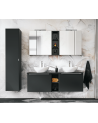 Ensemble de salle de bain Santa Fe Black - 1 colonne