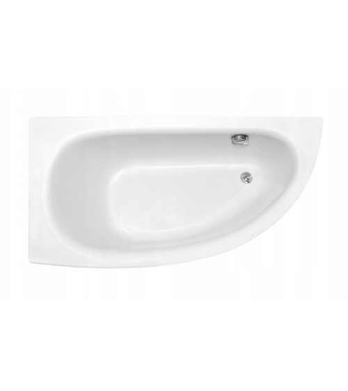 Baignoire d'angle MARINA angle GAUCHE avec tablier NOIR