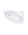 Baignoire d'angle NATALIA DROITE avec tablier NOIR