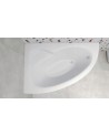 Baignoire d'angle NATALIA GAUCHE avec tablier NOIR