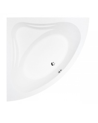 Baignoire MUSA II 140 x 140 cm avec tablier noir