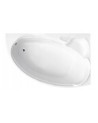 Baignoire d'angle NOVA 140/155/170cm Droite avec tablier noir