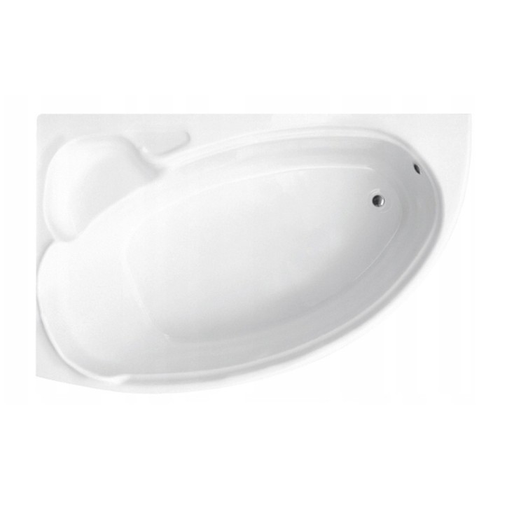 Baignoire d'angle NOVA 140/155/170cm GAUCHE avec tablier noir