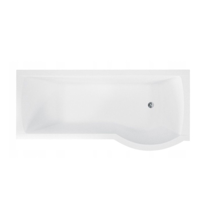 Baignoire INSPIRO tablier noir 160 cm + pare baignoire