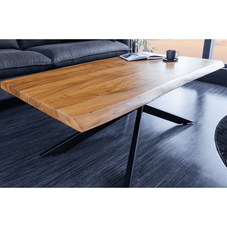 Table basse MAMMUT en bois d'acacia 110 cm