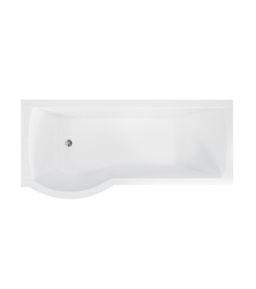 Baignoire INSPIRO tablier noir 170 cm + pare baignoire